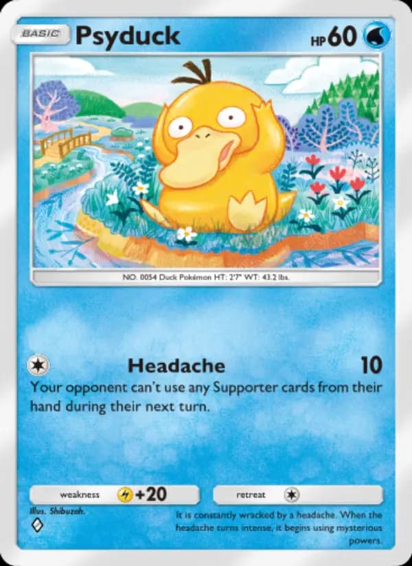 Psyduck — Genetic Apex, One Diamond