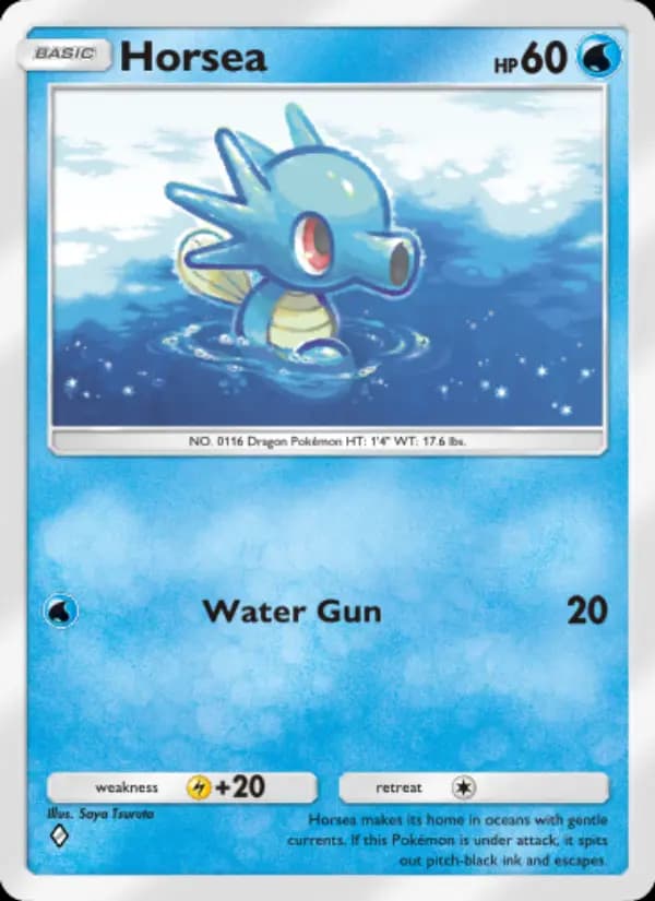 Horsea — Genetic Apex, One Diamond