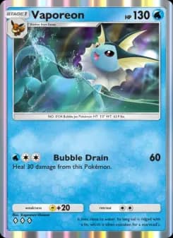 Vaporeon — Genetic Apex — Three Diamond