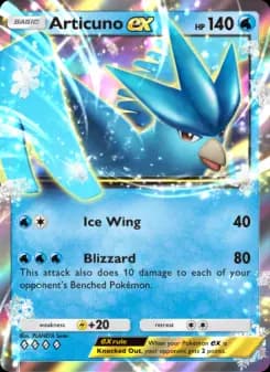 Articuno ex — Genetic Apex — Four Diamond