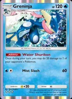 Greninja — Genetic Apex — Three Diamond