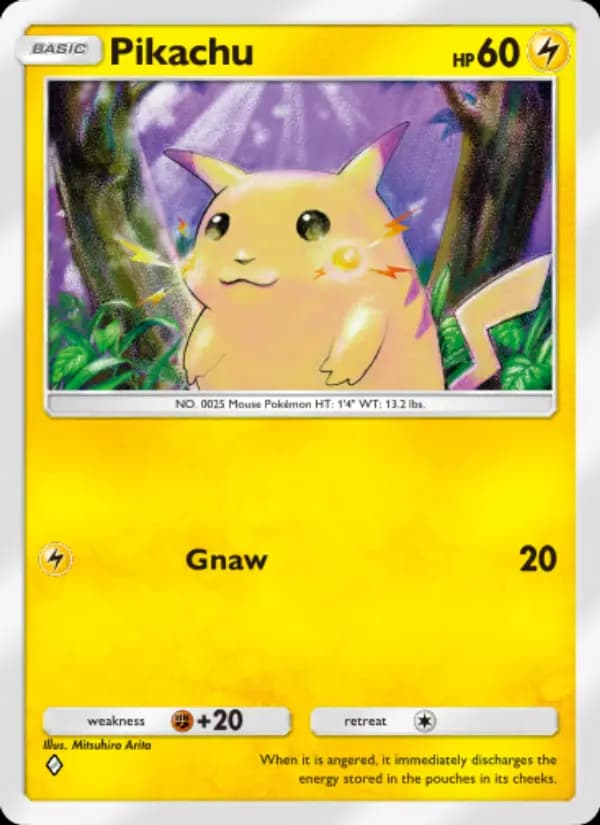 Pikachu — Genetic Apex, One Diamond