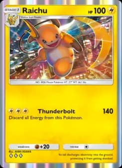 Raichu — Genetic Apex — Three Diamond