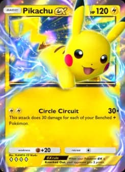 Pikachu ex — Genetic Apex — Four Diamond