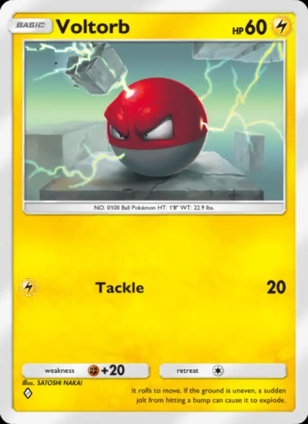Voltorb — Genetic Apex, One Diamond