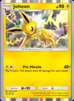 Jolteon — Genetic Apex — Three Diamond
