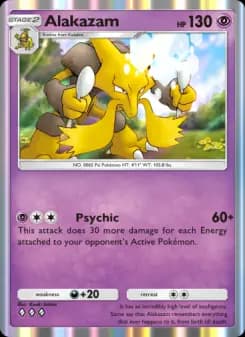 Alakazam — Genetic Apex — Three Diamond