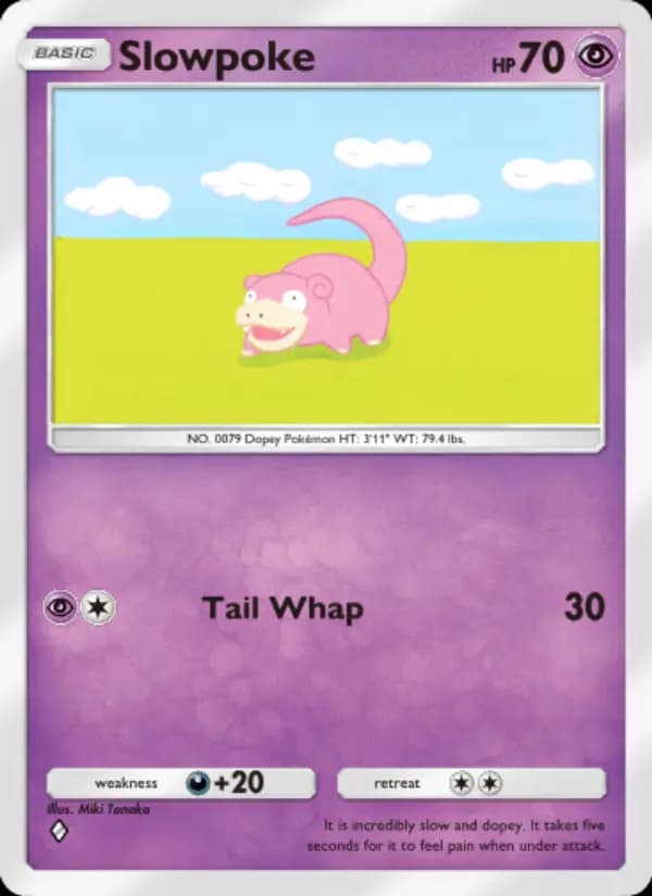 Slowpoke — Genetic Apex, One Diamond