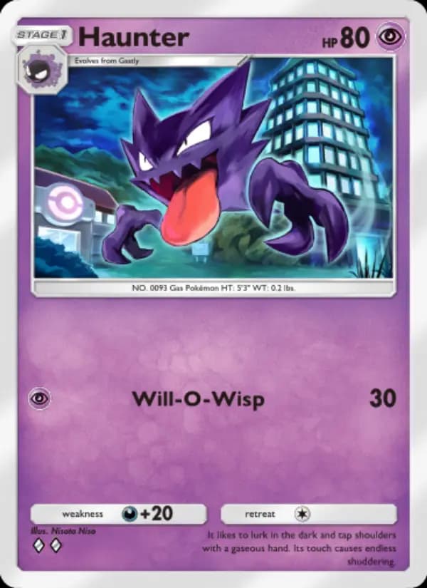 Haunter — Genetic Apex, Two Diamond