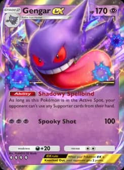 Gengar ex — Genetic Apex — Four Diamond