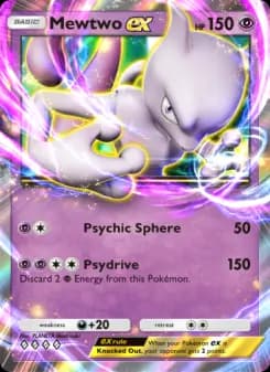 Mewtwo ex — Genetic Apex — Four Diamond