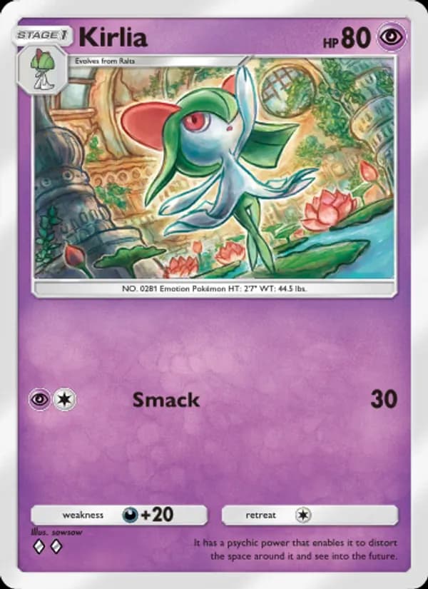 Kirlia — Genetic Apex, Two Diamond