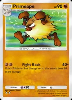 Primeape — Genetic Apex — Two Diamond