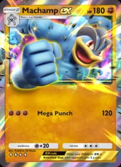 Machamp ex — Genetic Apex — Four Diamond