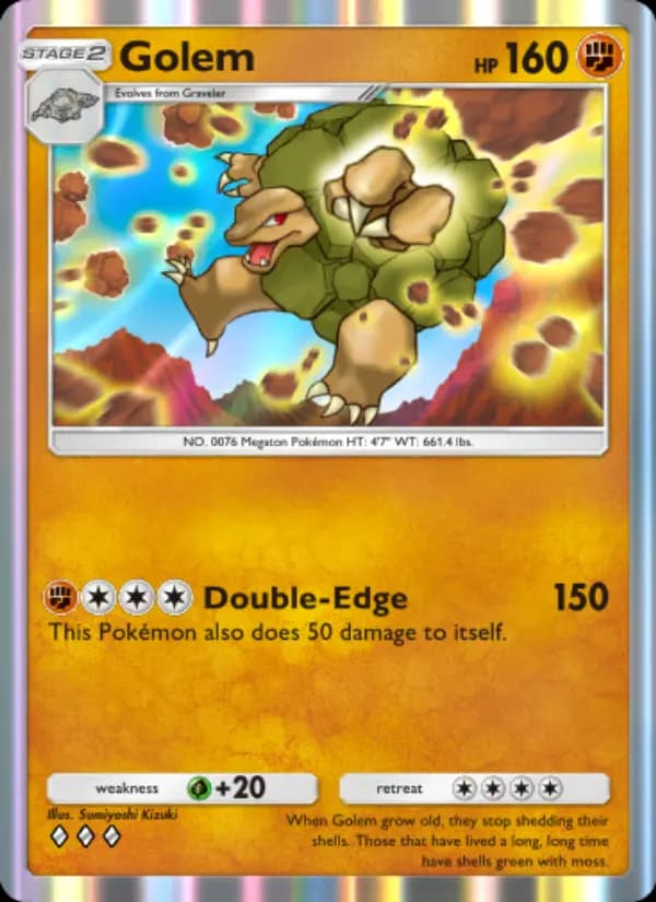 Golem — Genetic Apex, Three Diamond
