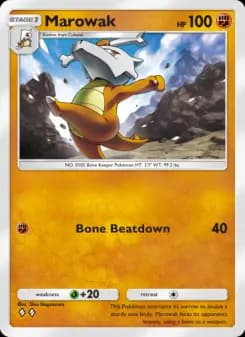 Marowak — Genetic Apex — Two Diamond