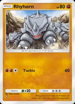 Rhyhorn — Genetic Apex — One Diamond