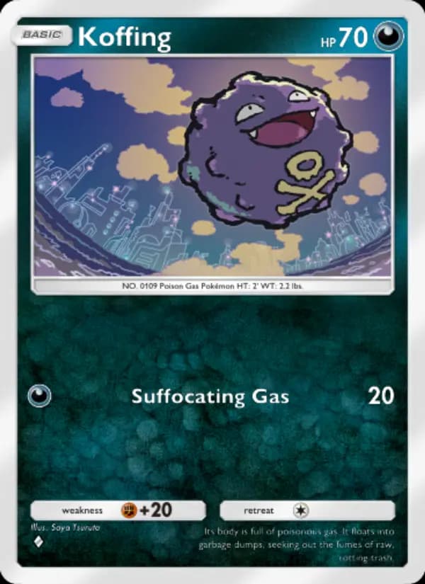 Koffing — Genetic Apex, One Diamond
