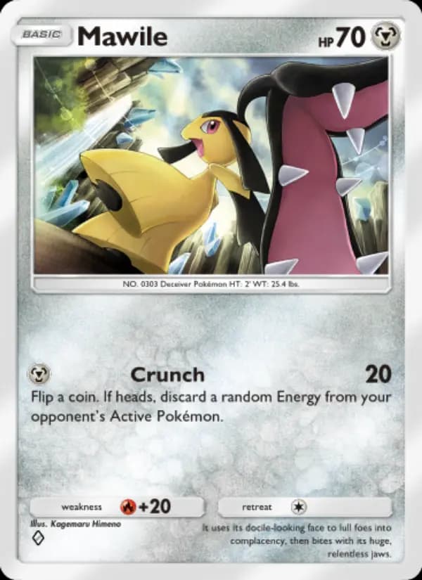 Mawile — Genetic Apex, One Diamond