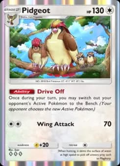 Pidgeot — Genetic Apex — Three Diamond