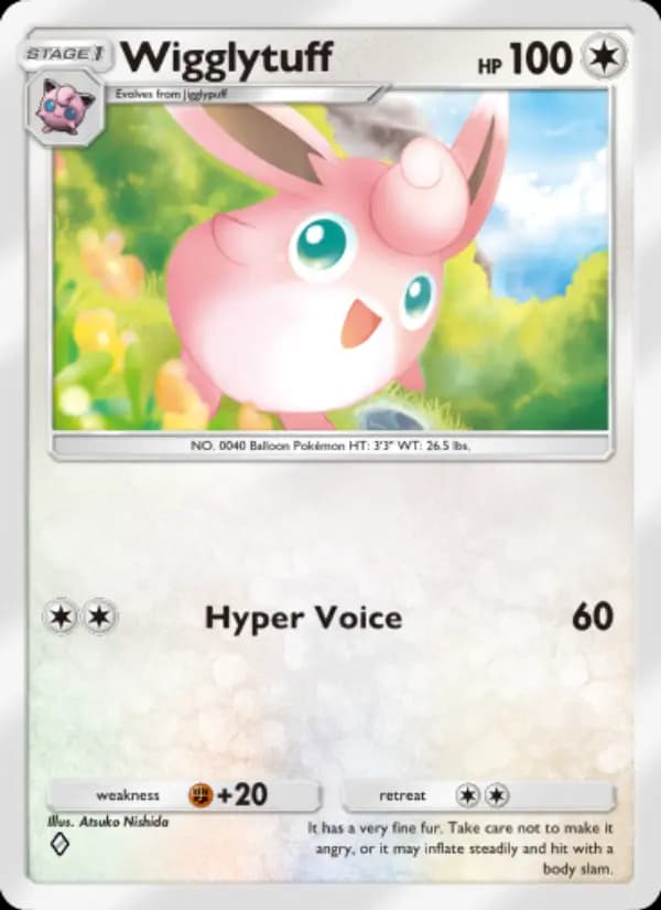 Wigglytuff — Genetic Apex, One Diamond