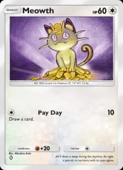 Meowth — Genetic Apex — One Diamond