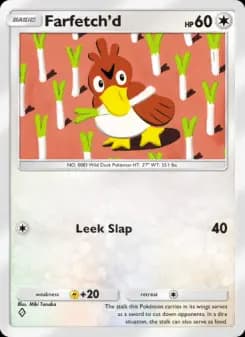 Farfetch'd — Genetic Apex — One Diamond
