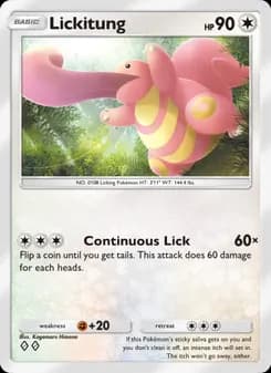 Lickitung — Genetic Apex — Two Diamond