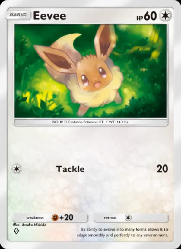 Eevee — Genetic Apex, One Diamond