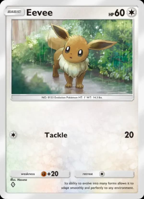 Eevee — Genetic Apex, One Diamond