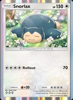 Snorlax — Genetic Apex — Three Diamond