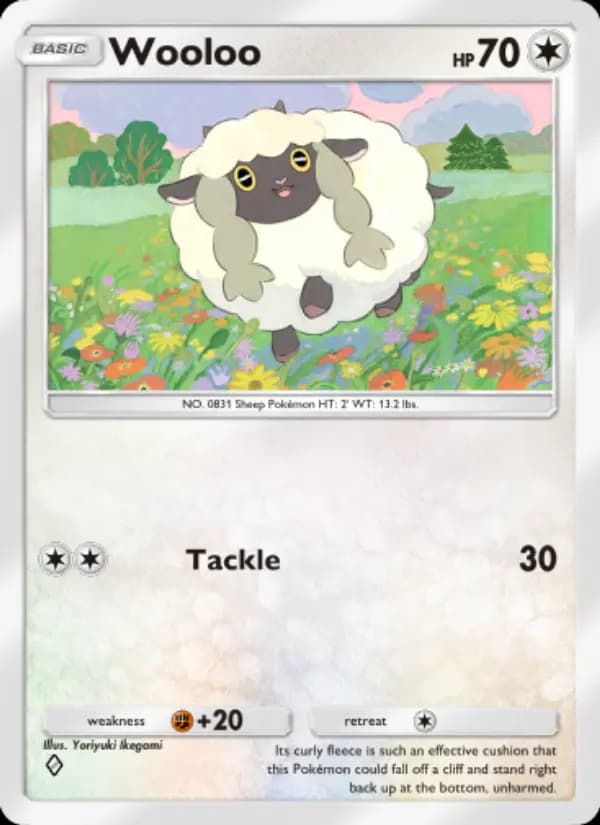 Wooloo — Genetic Apex, One Diamond