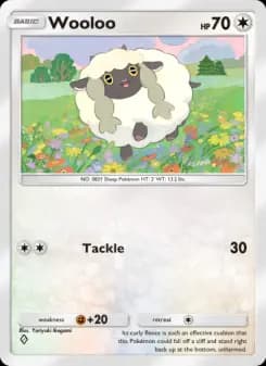 Wooloo — Genetic Apex — One Diamond