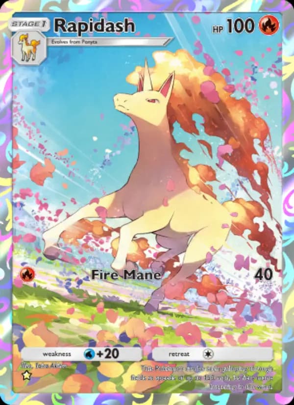 Rapidash — Genetic Apex, One Star