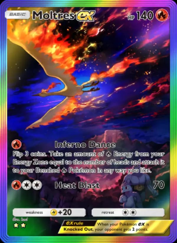 Moltres ex — Genetic Apex, Two Star