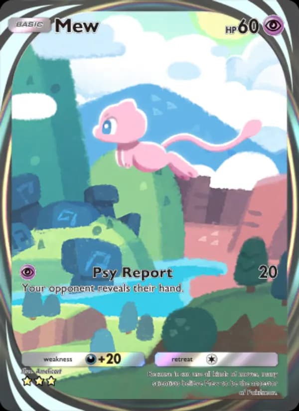 Mew — Genetic Apex, Three Star