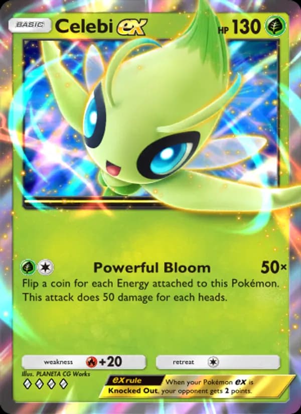 Celebi ex — Mythical Island, Four Diamond