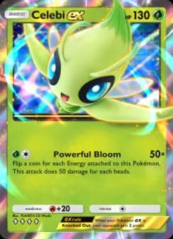 Celebi ex — Mythical Island — Four Diamond