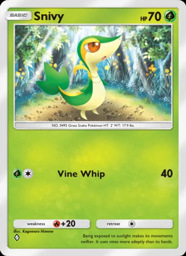 Snivy — Mythical Island, One Diamond