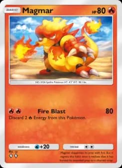 Magmar — Mythical Island — Two Diamond