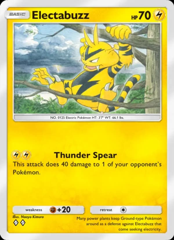 Electabuzz — Mythical Island, Two Diamond