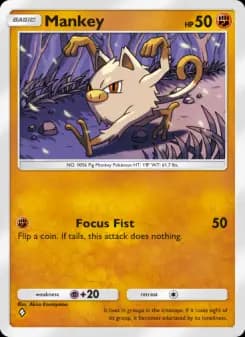 Mankey — Mythical Island — One Diamond