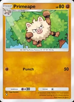 Primeape — Mythical Island — One Diamond