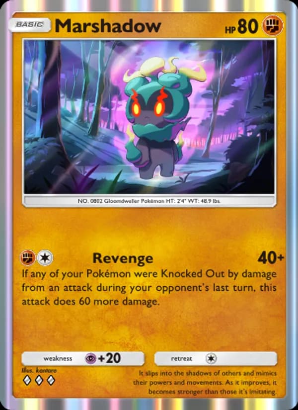 Marshadow — Mythical Island, Three Diamond