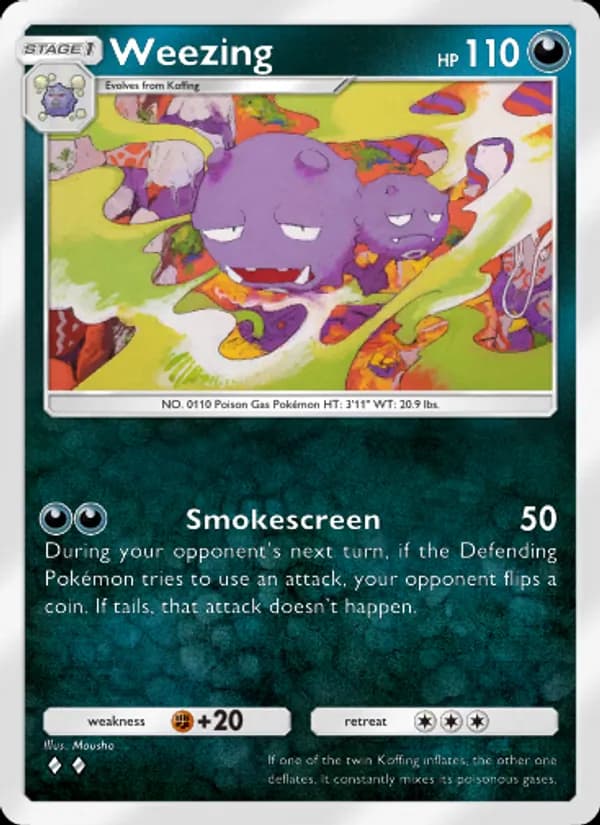 Weezing — Mythical Island, Two Diamond