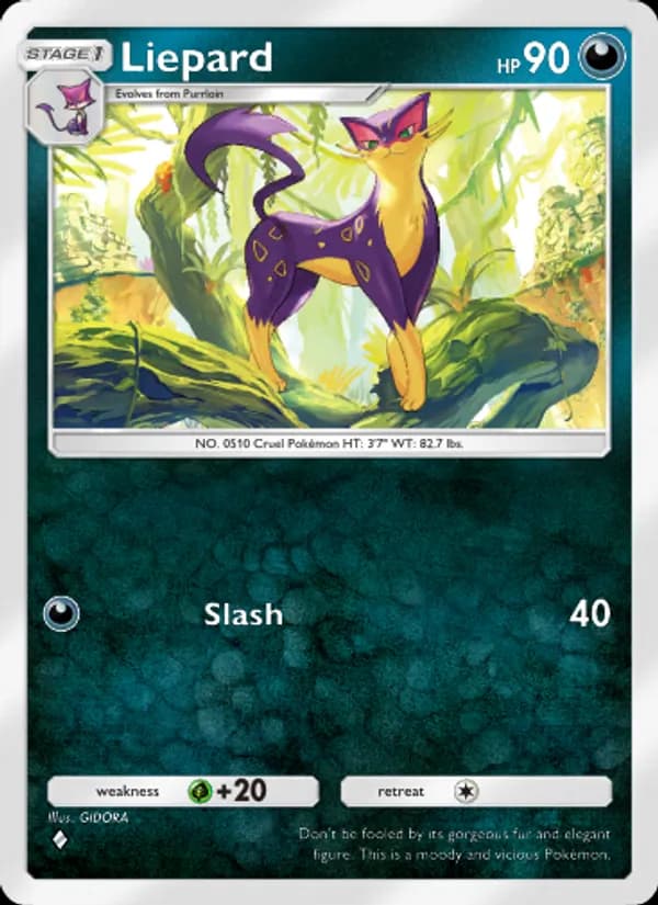 Liepard — Mythical Island, One Diamond