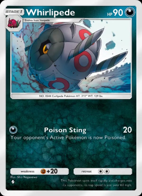 Whirlipede — Mythical Island, One Diamond