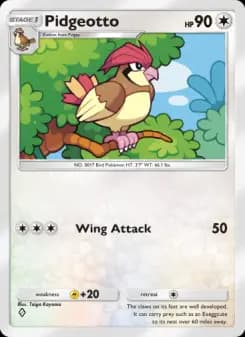 Pidgeotto — Mythical Island — One Diamond