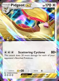 Pidgeot ex — Mythical Island — Four Diamond