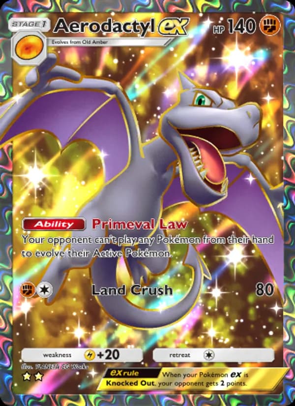 Aerodactyl ex — Mythical Island, Two Star